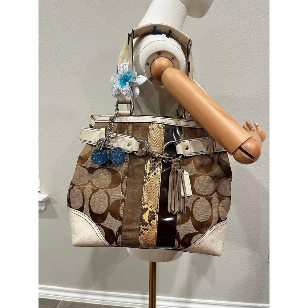 Coach Signature C Monogram Shoulder Bag